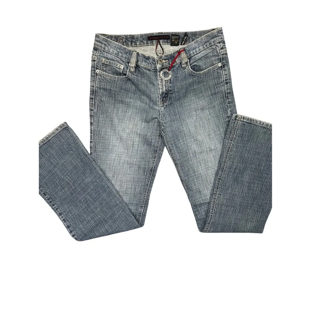 Buffalo David Bitton MOWY-X Y2K Blue‎ Bootcut Jeans Mens 31 Medium Wash Denim